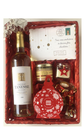 Panier « Rouge de Noël »